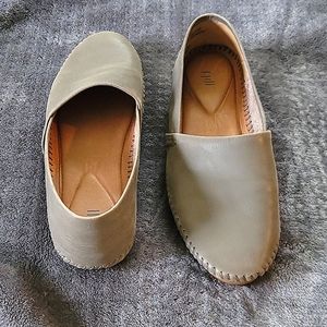J.jill gray flat loafers.